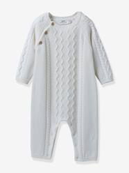 Baby-Dungarees & All-in-ones-Jumpsuit in Wool & Cashmere for Babies, by CYRILLUS