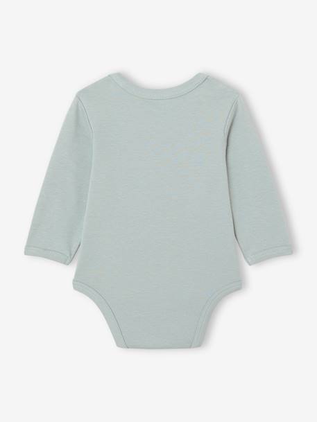 Pack of 7 Long Sleeve Bodysuits with Cutaway Shoulders for Babies, Basics multicoloured 