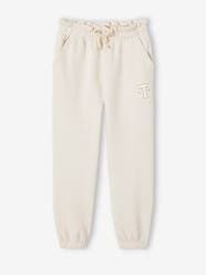 Fleece Joggers with Paperbag Waistband for Girls