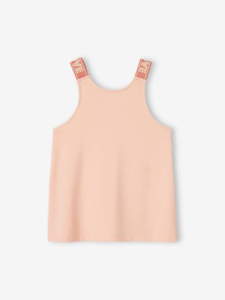 Sports Top in Techno Fabric, for Girls coral 