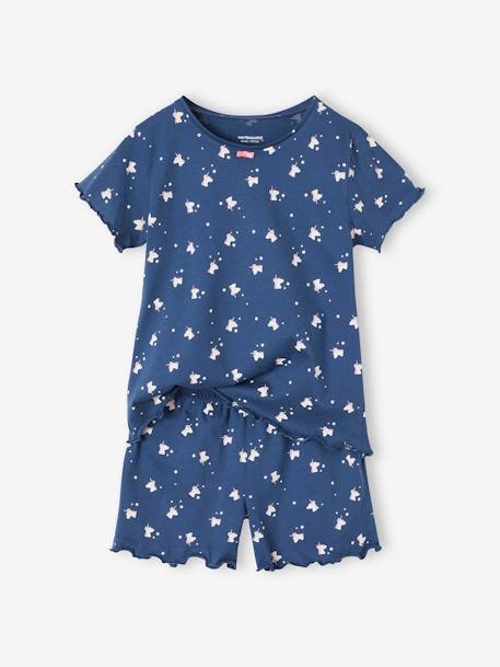 Pack of 2 Unicorns Pyjamas for Girls night blue 