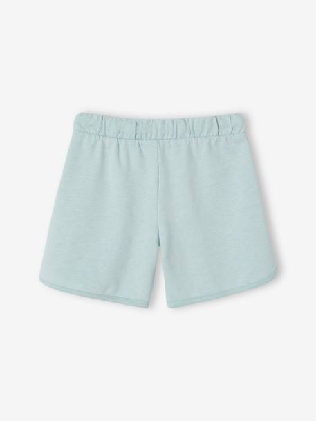Fleece Sports Shorts for Girls aqua green+coral+multicoloured+navy blue 