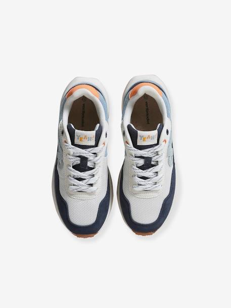 Junior Trainers with Laces denim blue+navy blue 