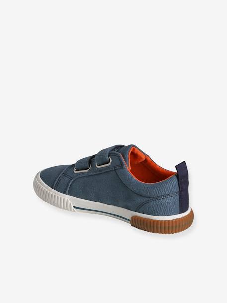 Fabric Trainers with Hook-&-Loop Straps, for Children indigo 