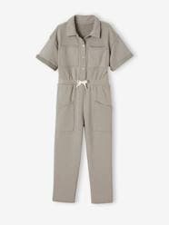 Girls-Dungarees & Playsuits-Fleece Jumpsuit for Girls