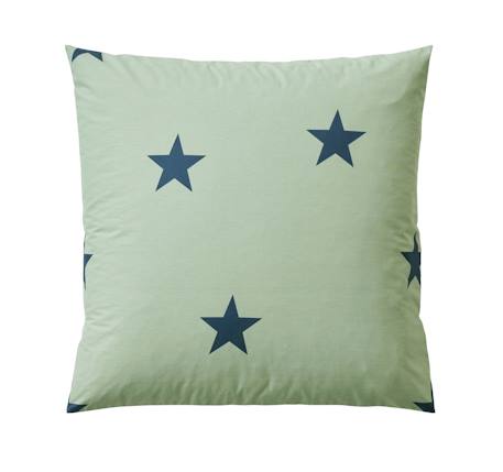 Children's Duvet Cover + Pillowcase Set, DREAM BIG, basics Green/Print 