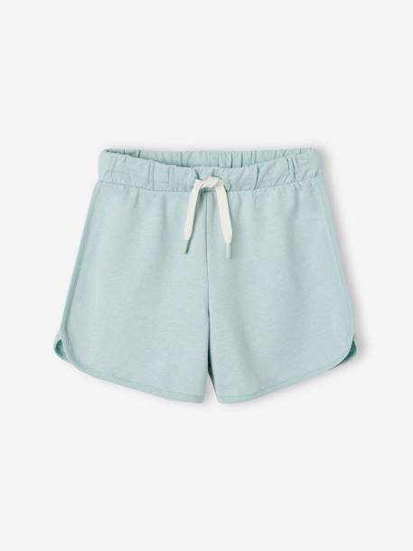 Fleece Sports Shorts for Girls aqua green+coral+multicoloured+navy blue 