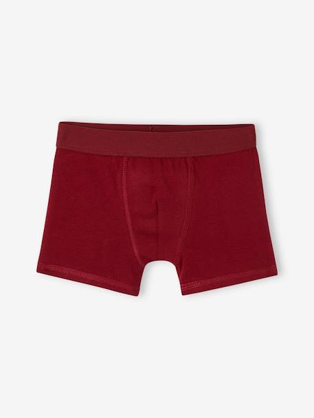 Pack of 3 Harry Potter® Boxer Shorts for Children bordeaux red 