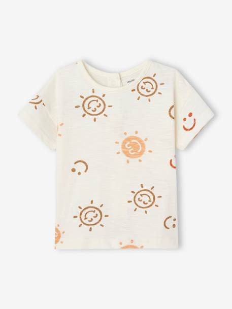 Smiley T-Shirt for Babies ecru 
