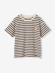 Boys-Tops-Fancy Striped T-Shirt for Boys