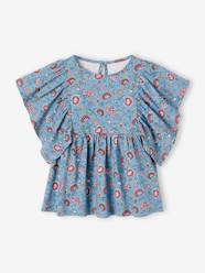 Girls-Tops-T-Shirts-Floral Blouse for Girls