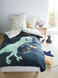 Bedding & Decor-Child's Bedding-Duvet Covers-Children's Reversible Duvet Cover & Pillowcase Set, Dinorama Theme