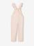 Dungarees with Ruffles on the Straps for Girls rose 