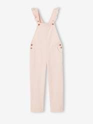 Girls-Dungarees & Playsuits-Dungarees with Ruffles on the Straps for Girls