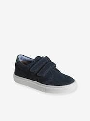 Shoes-Boys Footwear-Trainers-Leather Derby Shoes with Touch Fasteners for Boys
