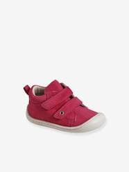 Shoes-Baby Footwear-Pram Shoes in Soft Leather, Hook&Loop Strap, for Babies, Designed for Crawling