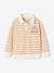 Striped Sweatshirt with Polo Shirt Collar for Boys striped brown 