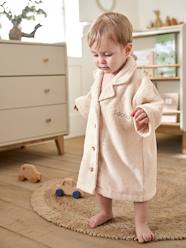 Baby-Bath Capes & Bathrobes-Blouse-Like Bathrobe with Recycled Cotton for Babies