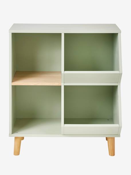 Mixed Cubbyhole Storage Unit for Books & Toys green 