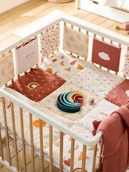 Bedding & Decor-Baby Bedding-Cot Bumpers-Cot/Playpen Bumper in Organic Cotton*, Happy Sky