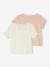 Pack of 2 T-Shirts in Organic Cotton for Newborn Babies nude pink 