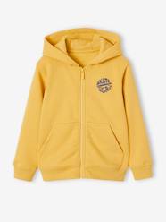 Boys-Cardigans, Jumpers & Sweatshirts-Basics Zipped Jacket with Hood for Boys