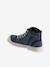 High Top Fabric Trainers with Lug Soles, for Children denim blue 