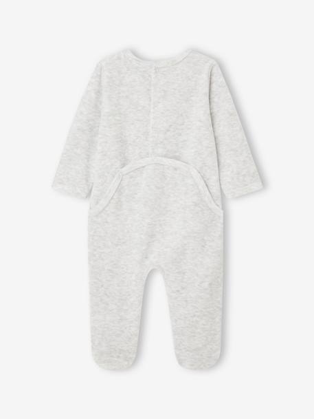 Chip'n Dale Velour Sleepsuit for Baby Boys by Disney® marl grey 