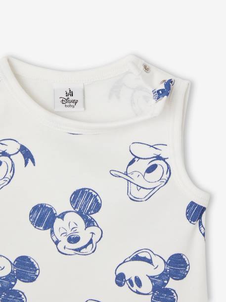 Pack of 2 Sleeveless Bodysuits for Babies, Disney®'s Mickey Mouse & Donald Duck sky blue 