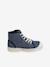 High Top Fabric Trainers with Lug Soles, for Children denim blue 