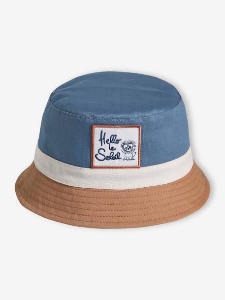 Colourblock Bucket Hat for Baby Boys blue 