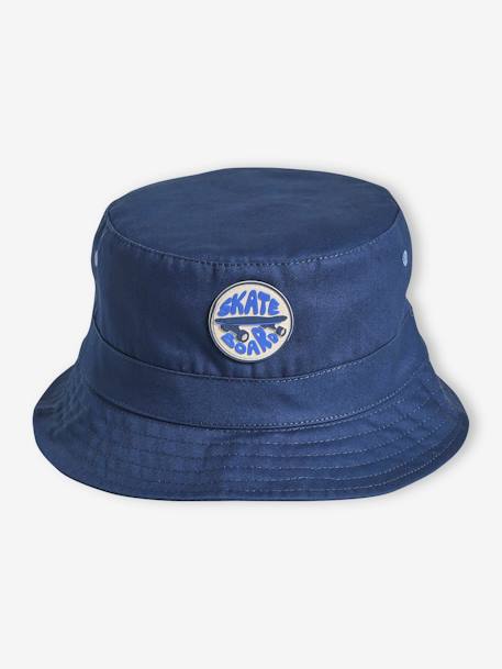 Skateboarding Bucket Hat for Boys blue 
