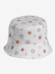 -Reversible Bucket Hat with Animals for Baby Boys