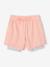 2-in-1 Sports Shorts in Techno Fabric, for Girls coral 
