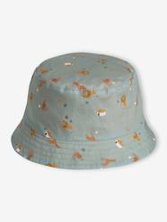 Animals Reversible Bucket Hat for Baby Boys