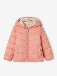 Girls-Coats & Jackets-Padded Jackets-Reversible Lightweight Jacket for Girls