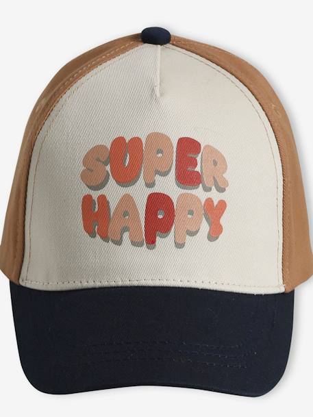 Super Happy Cap for Baby Boys ecru 