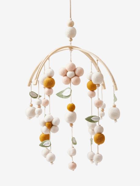 Hanging Felt Decoration beige 