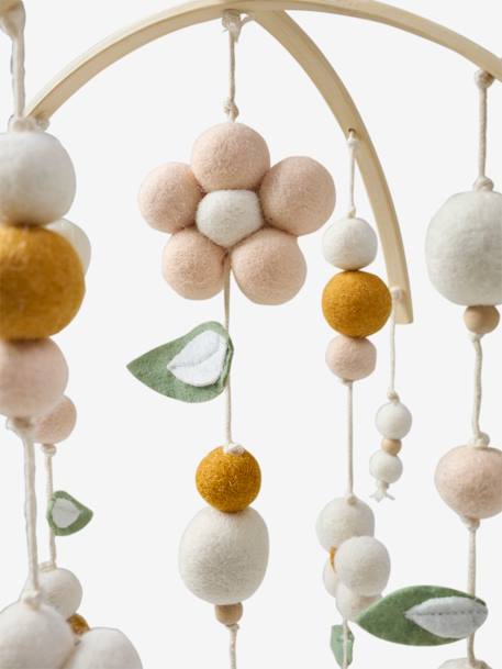 Hanging Felt Decoration beige 