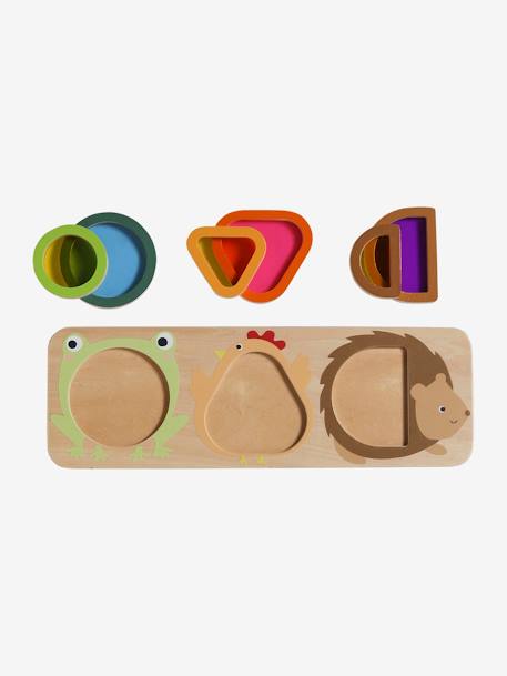 Optical Board with Animal Shapes - Tanzania FSC® wood 