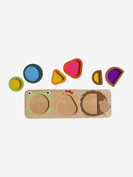 Optical Board with Animal Shapes - Tanzania FSC® wood 