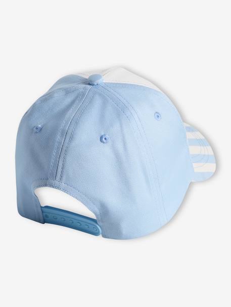 Cap for Girls, 'Cool Girls Club' striped blue 