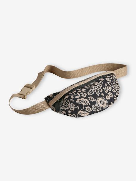 Floral Bumbag for Girls taupe 
