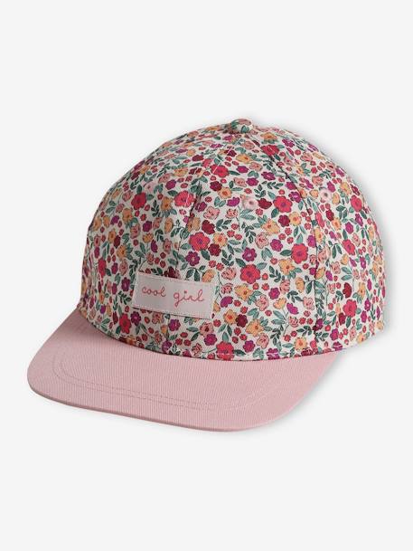 Floral Cap for Girls rose 