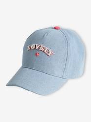 Girls-Accessories-Hats-Denim Cap for Girls, "Lovely"
