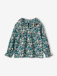 Girls-Blouse with Floral Print, for Girls