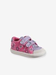 Shoes-Baby Footwear-Baby Girl Walking-Touch-Fastening Trainers in Canvas for Baby Girls