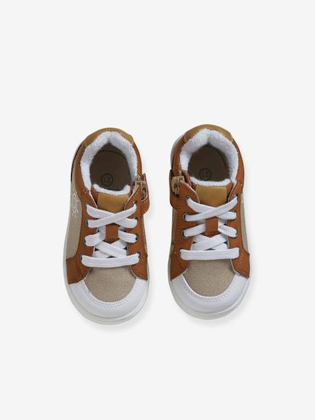 High-Top Trainers with Laces & Zips for Babies beige 
