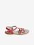 Sandals with Stylish Tassels for Girls set pink 