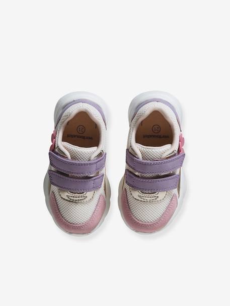 Trainers with Hook-&-Loop Straps for Babies set pink 
